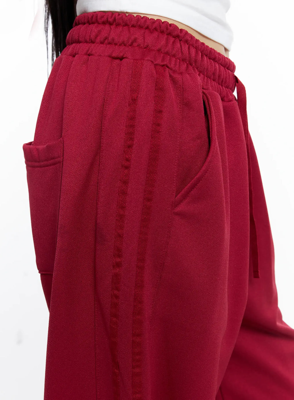 Casual Wide-Leg Track Pants CL529