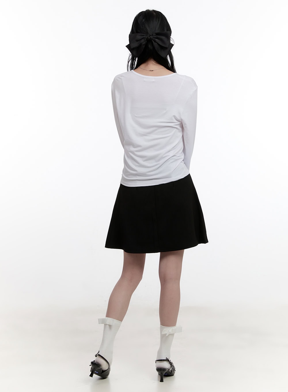 Pintuck A-line Mini Skirt CF527