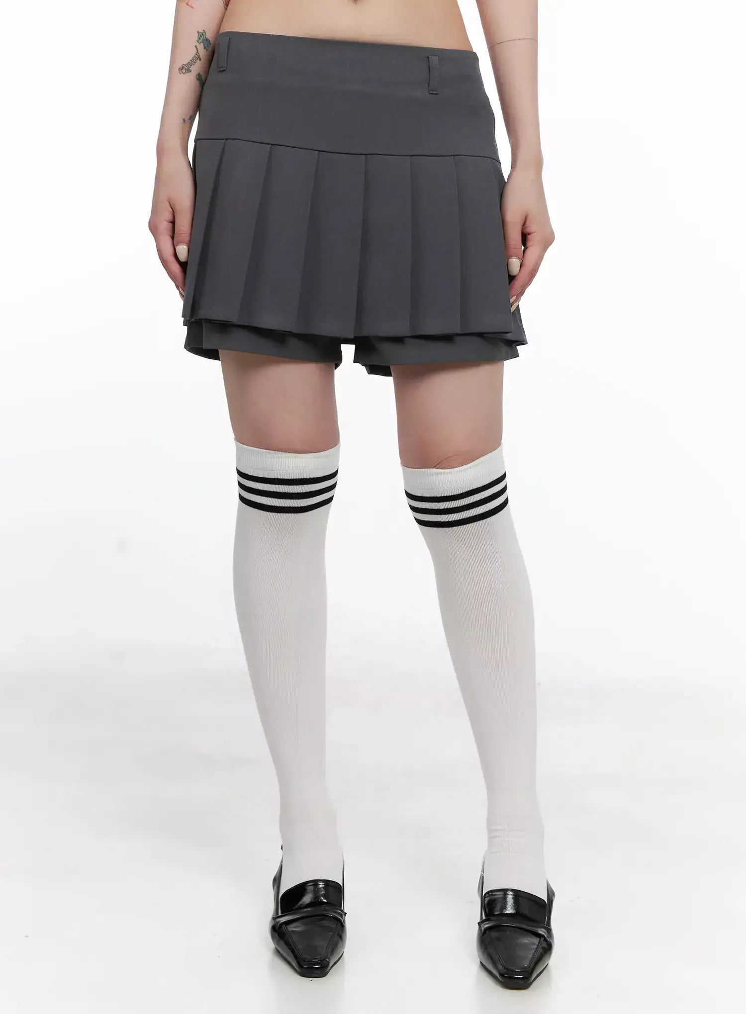 Pleated Mini Skort IS508