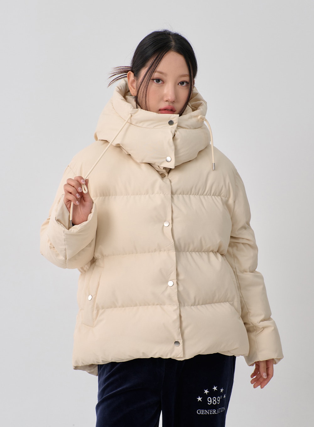 Oversize Hooded Puffer Jacket CN10