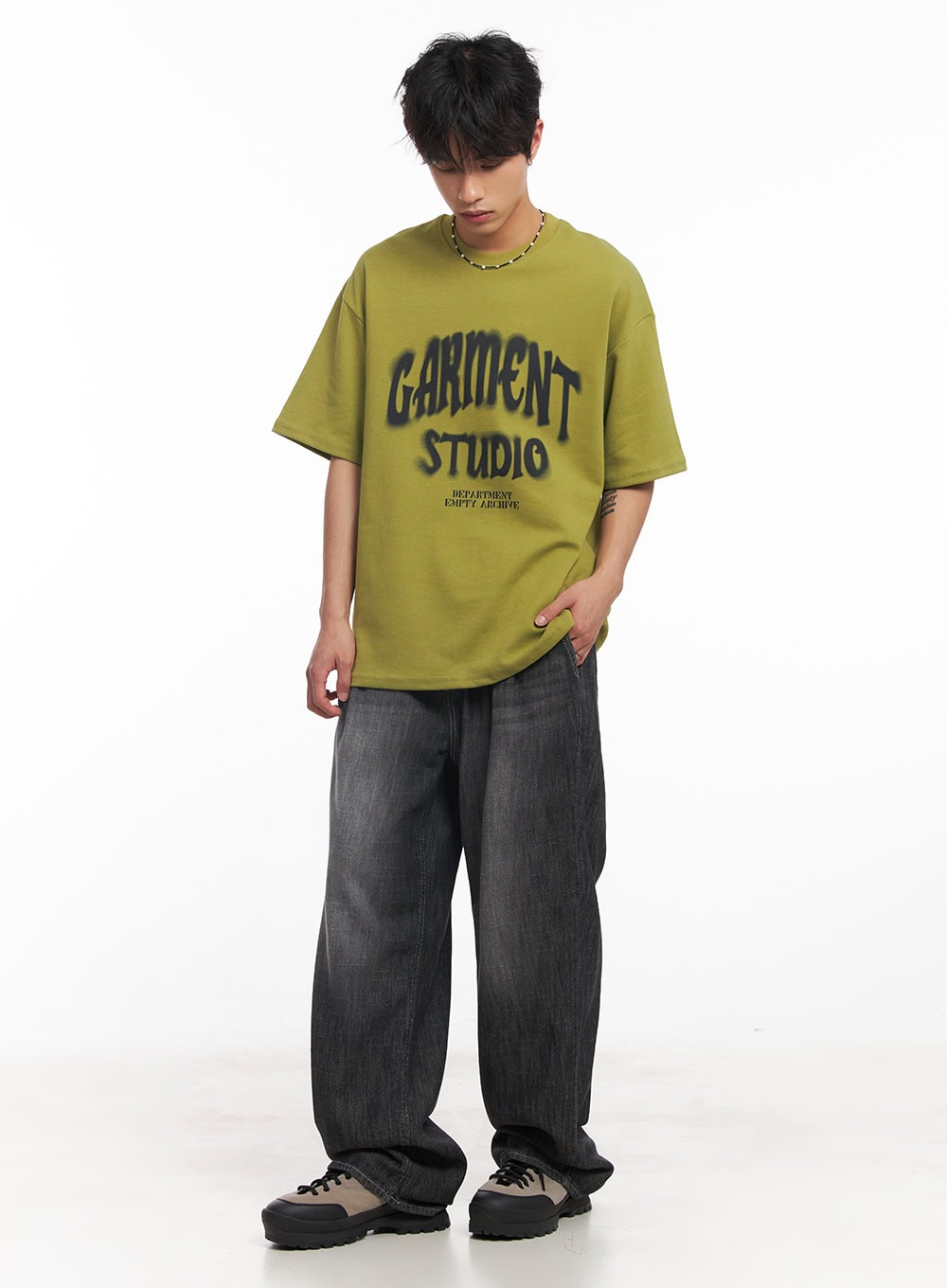 Men's Garment Graphic T-Shirt IY508