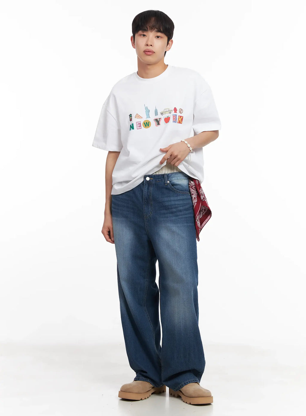 Men's New York Graphic T-Shirt IU519