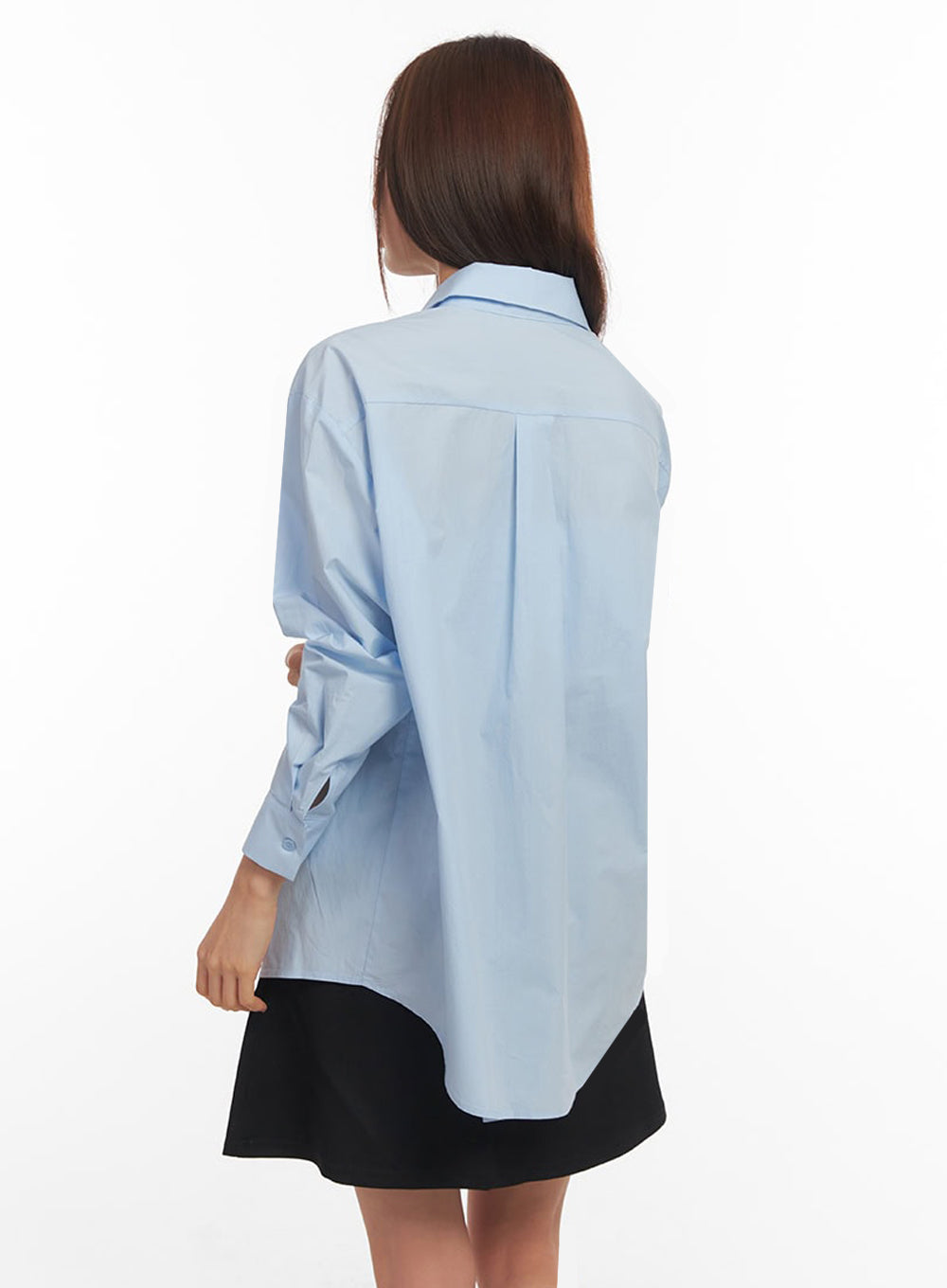 Relaxed-Fit Collared Button-Up Shirt IM514