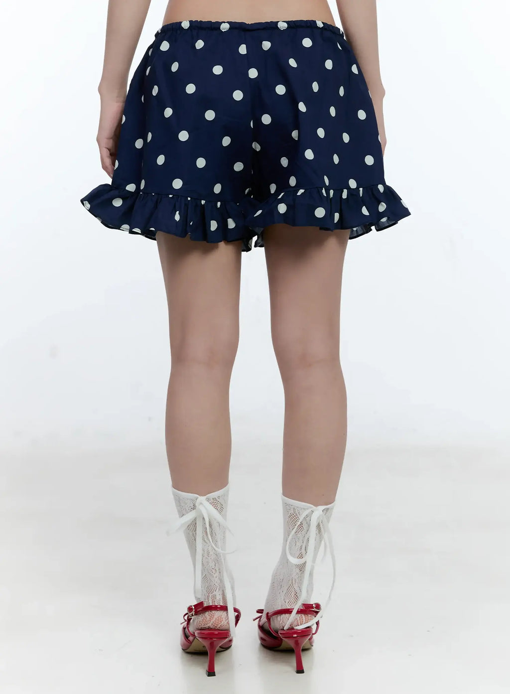 Polka-Dot Ruffle Shorts CG501