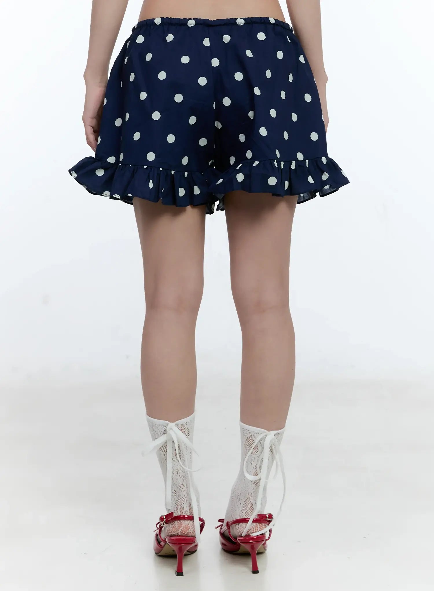 Polka-Dot Ruffle Shorts CG501