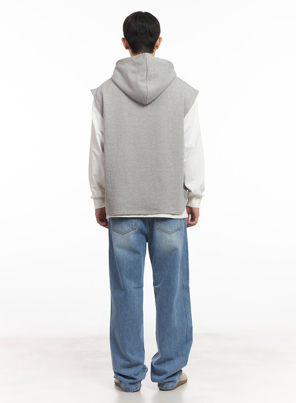 Men's Oversized Hooded Vest IM517