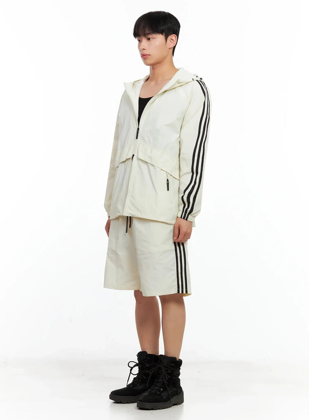 Men's Lightweight Striped Track Shorts IL516