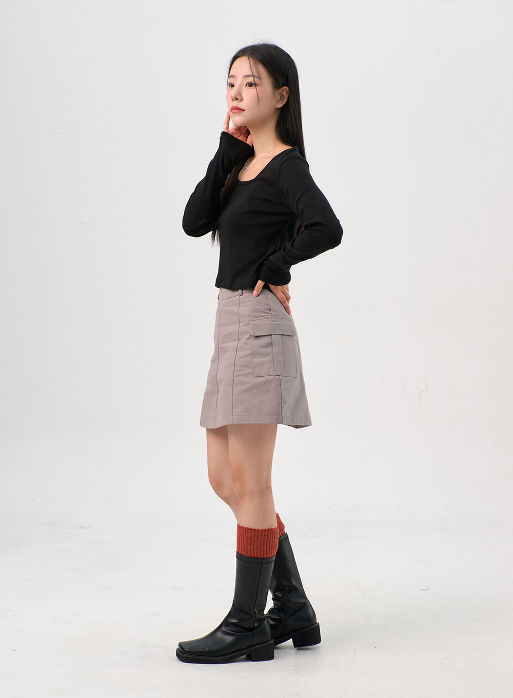 Cargo Mini Skirt OS302