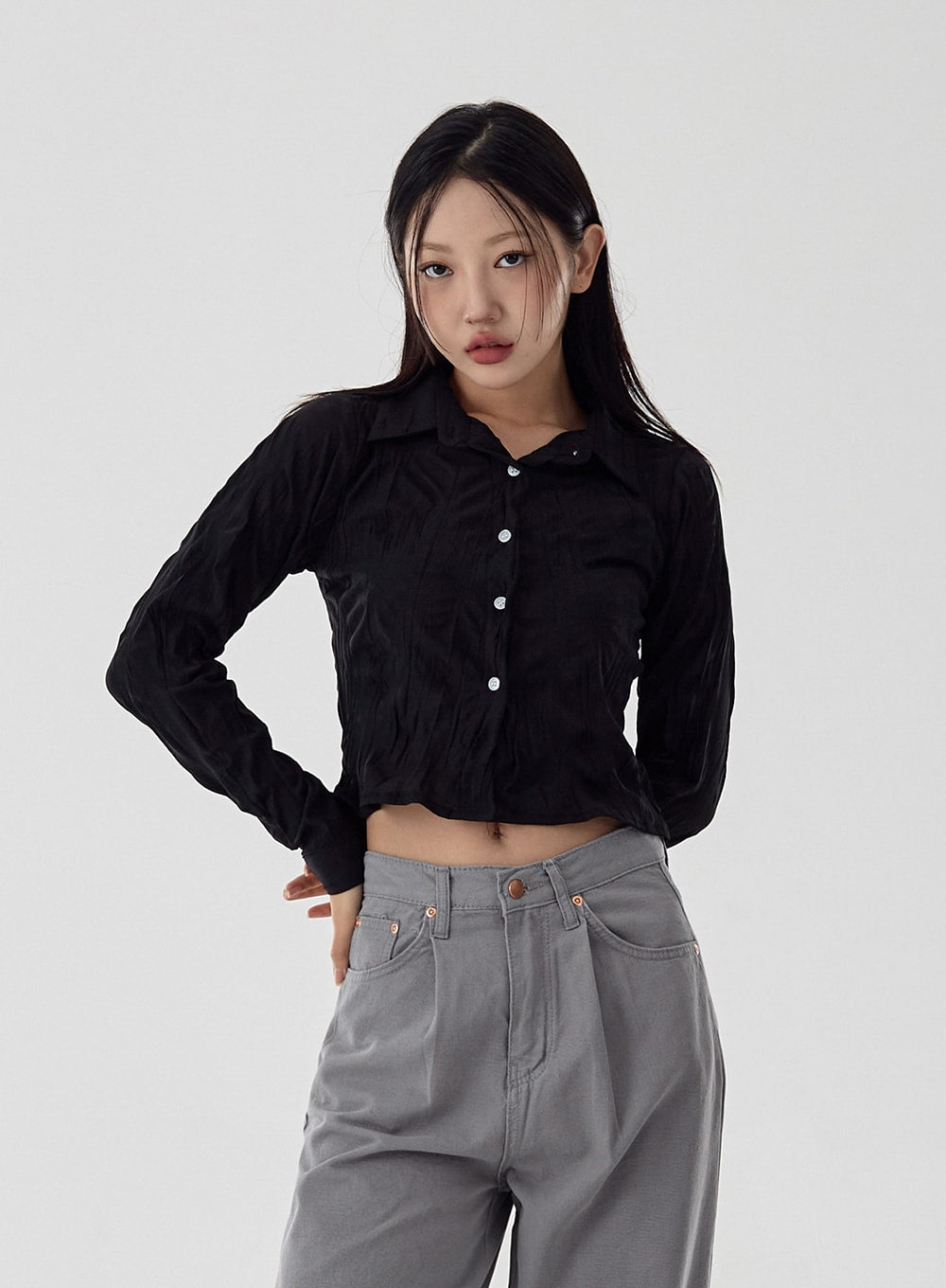 Crop Shirt Long Sleeve Version CG16