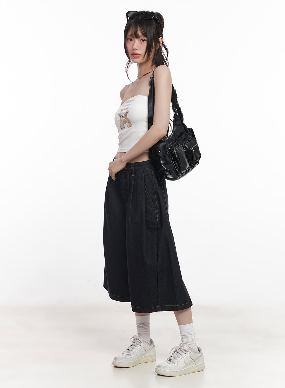 Alli No-Fade Wide-Leg Jorts CY520