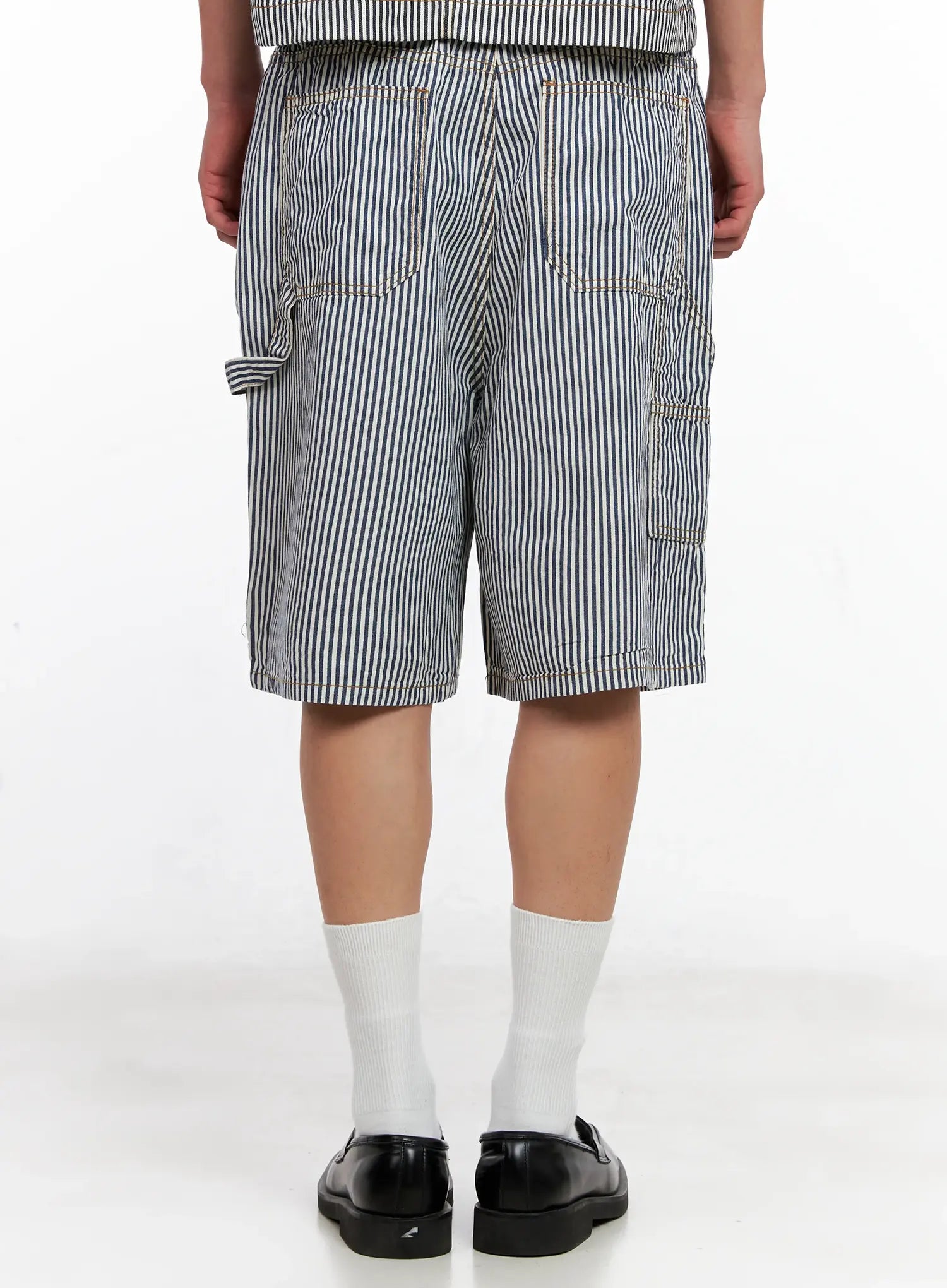 Men's Striped Bermuda Shorts IG511