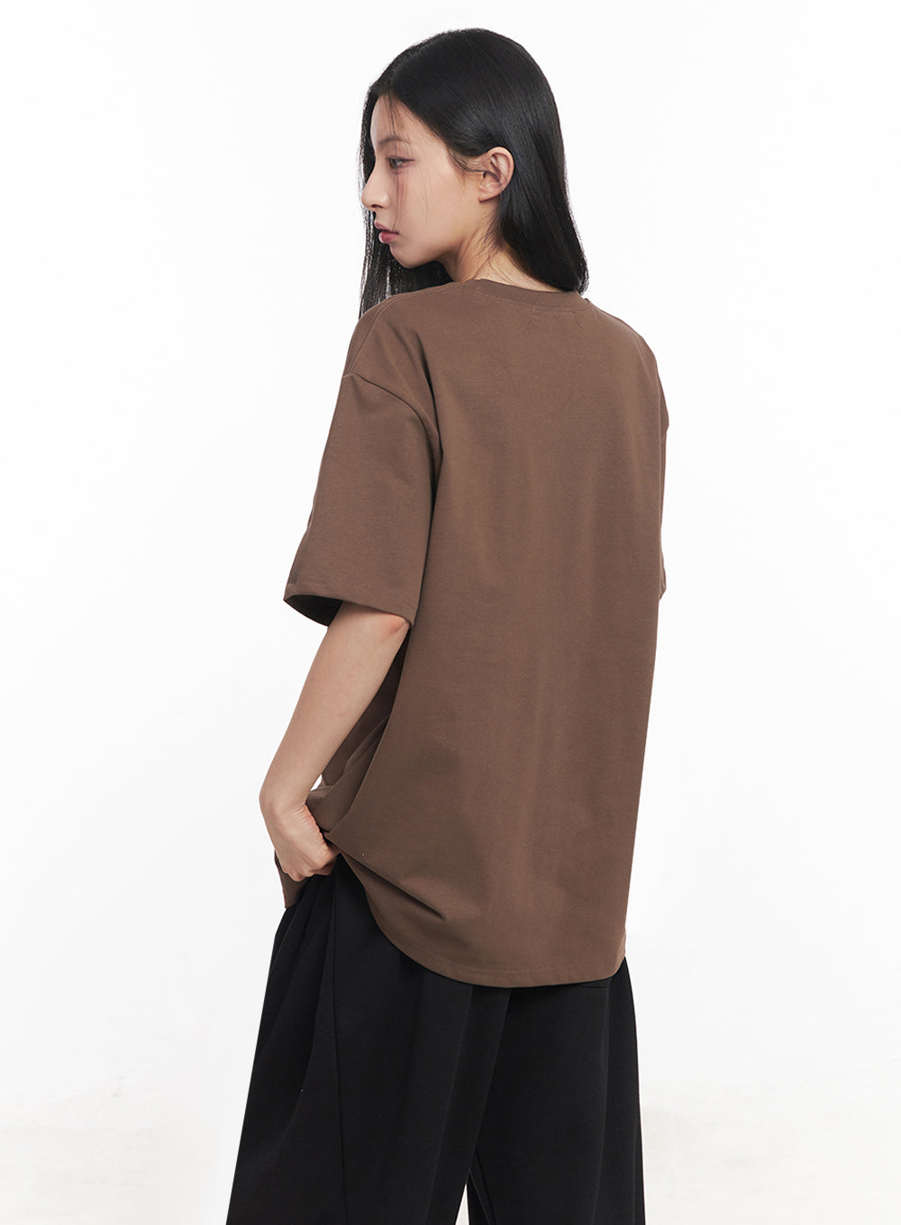 Star Graphic Oversized Tee IY516