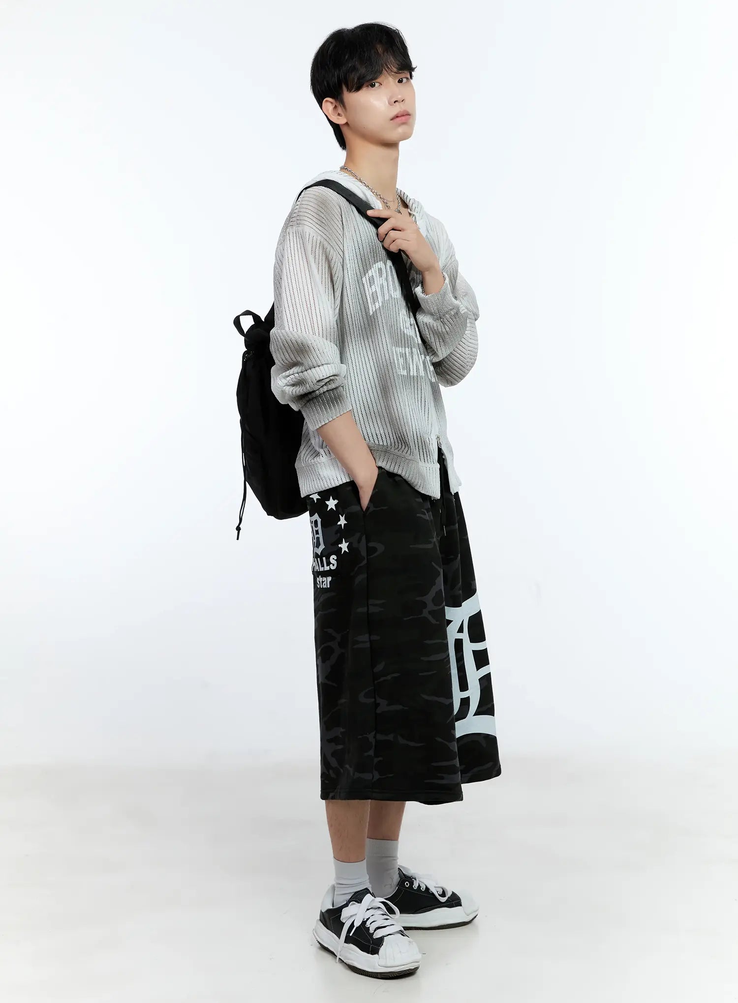 Men's Mesh Zip-Up Jacket IG501