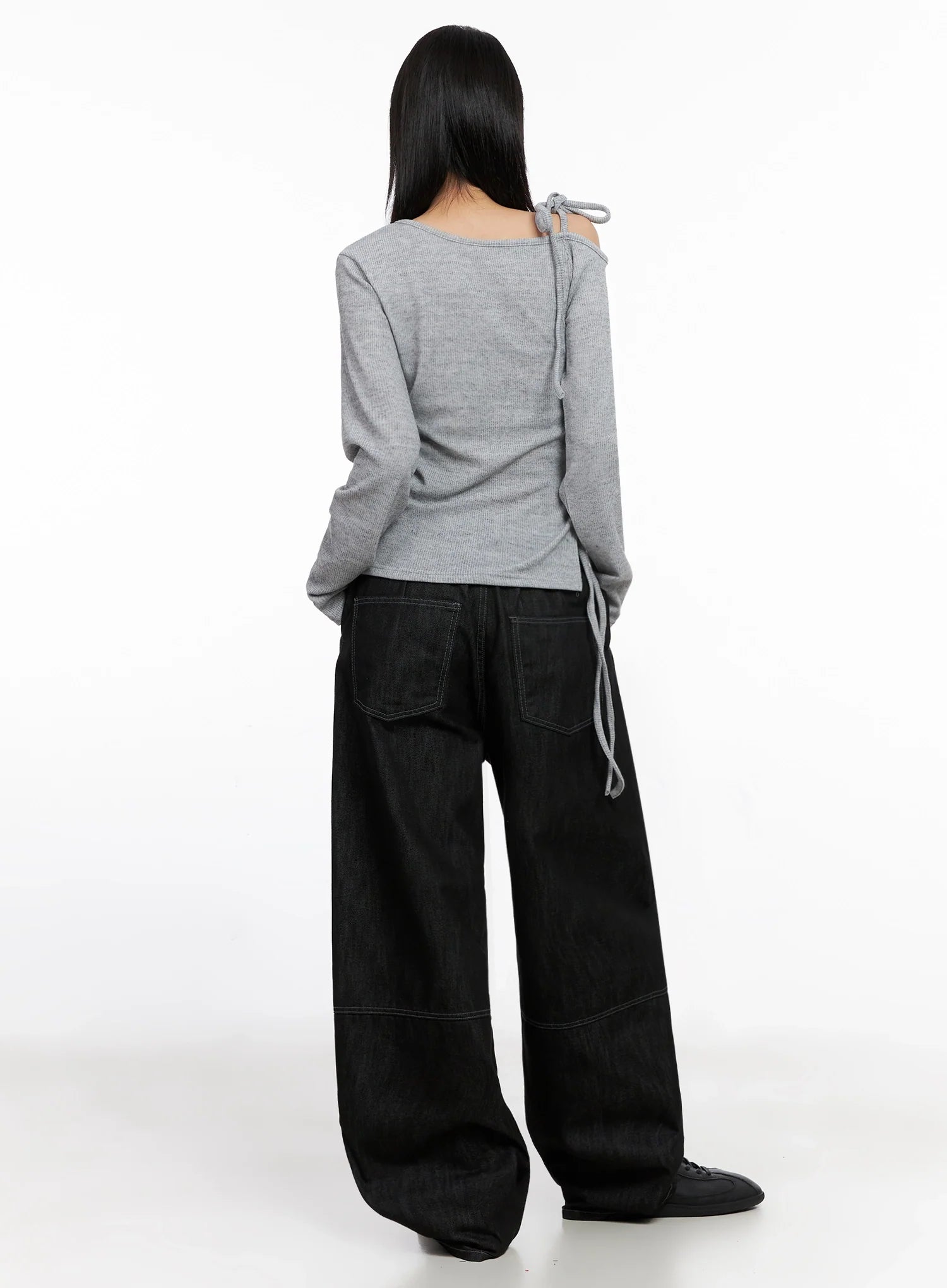 Asymmetric String Tie Top IS515