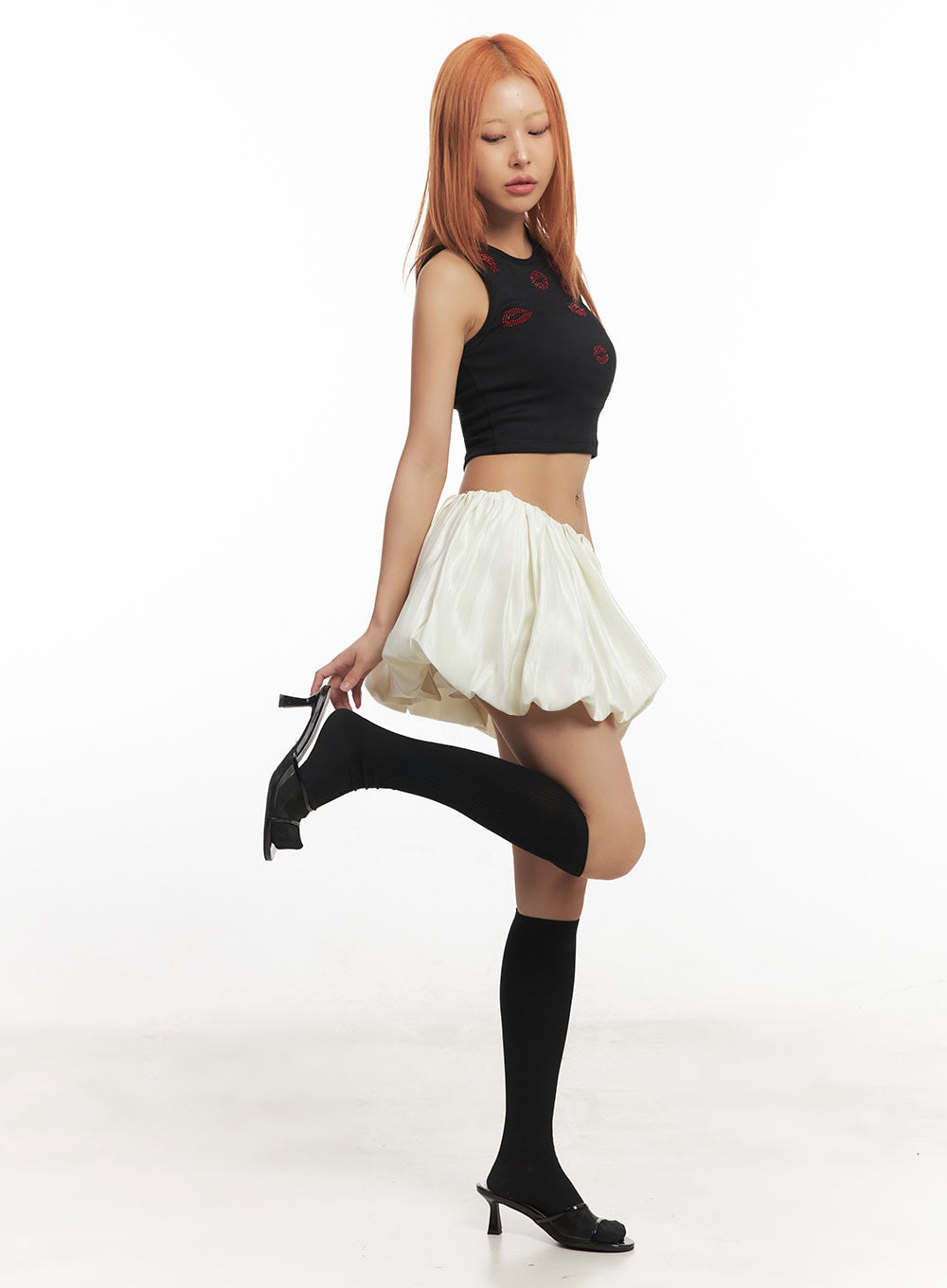 Kiss Graphic Sleeveless Top IA515