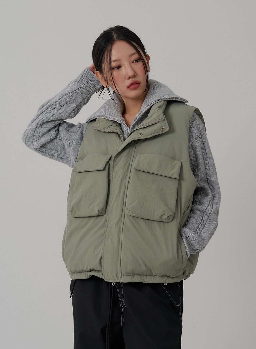 Pocket Puffer Waistcoat Unisex CN01