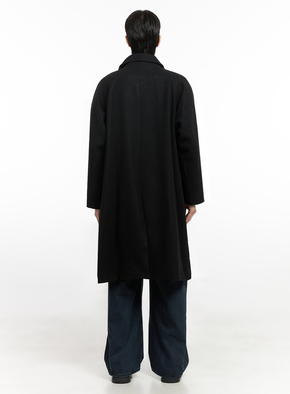 Men's Collared Long Coat ID406