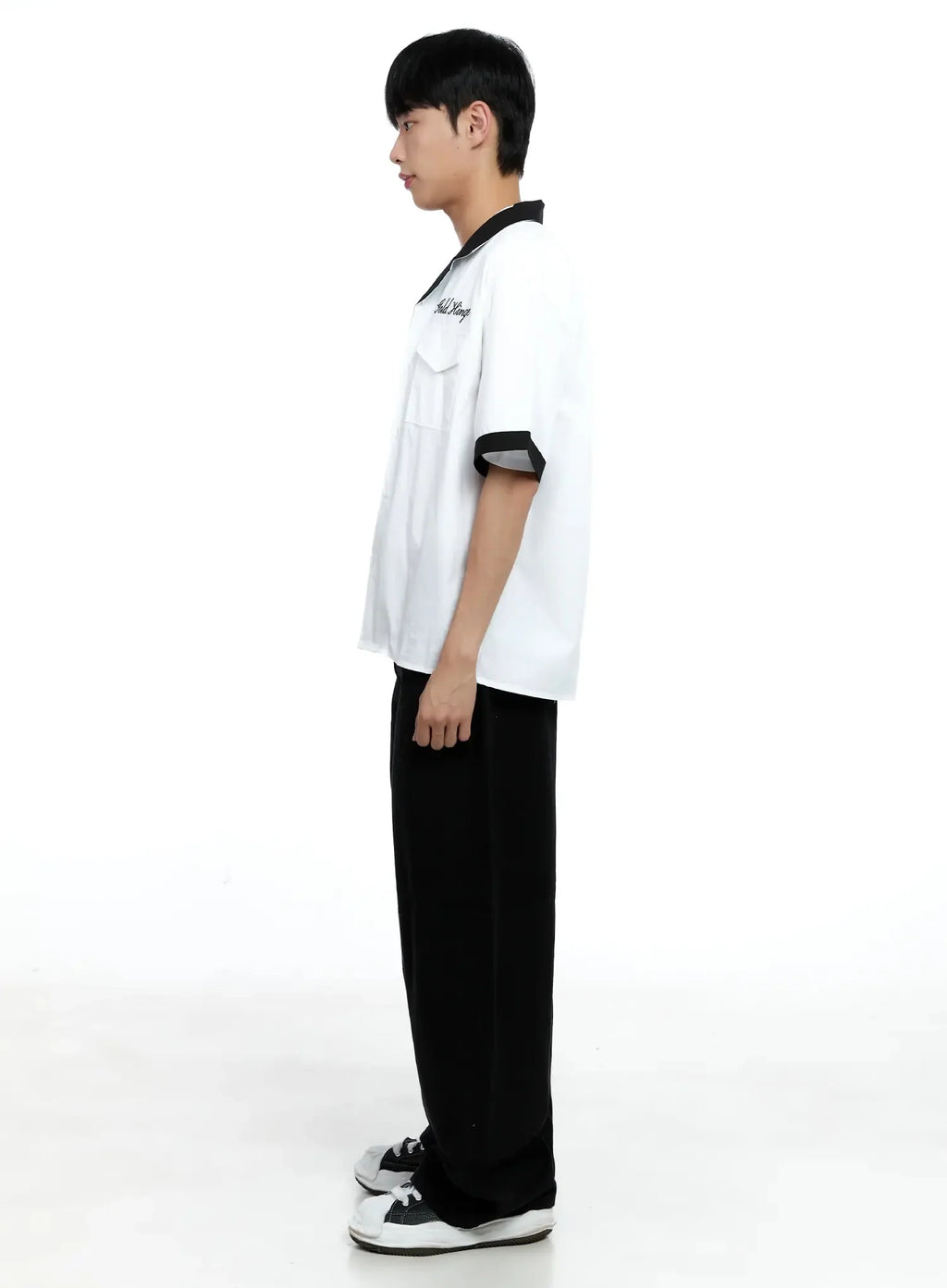 Men's Basic Wide-Leg Pants IG520