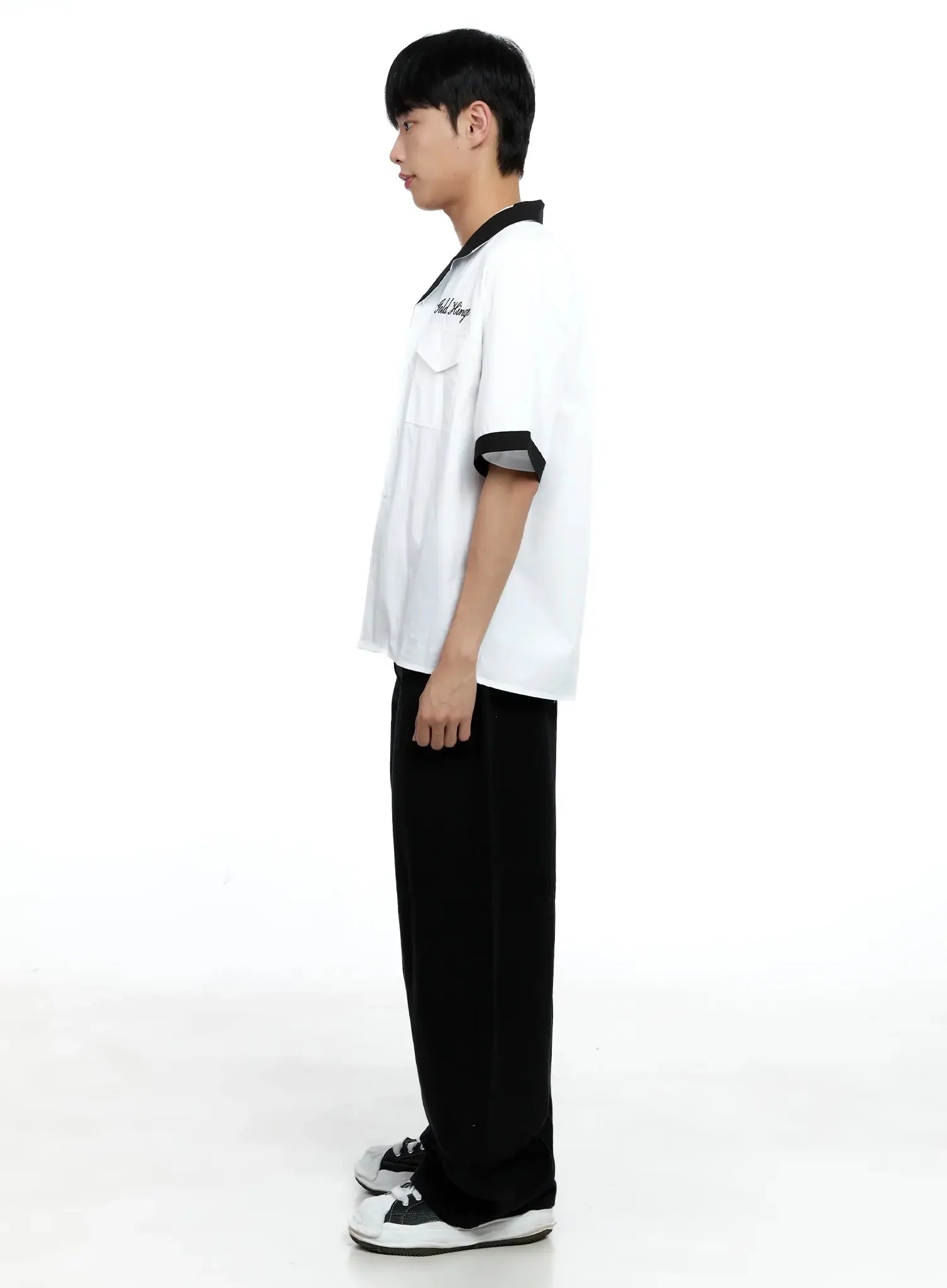 Men's Basic Wide-Leg Pants IG520