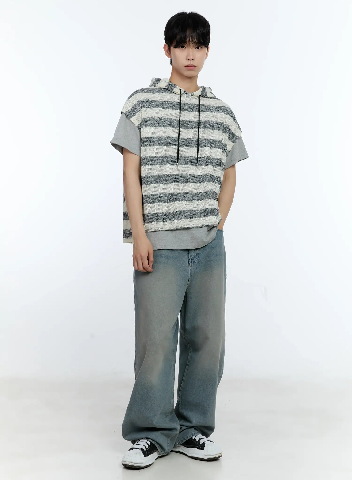 Men's Vintage Wide-Leg Jeans IG501