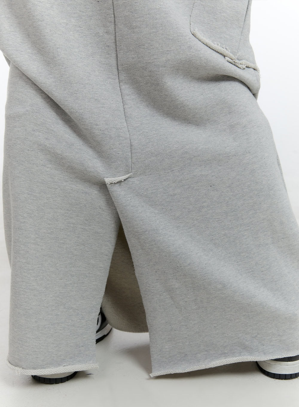 Distressed Sweat Maxi Skirt CG413