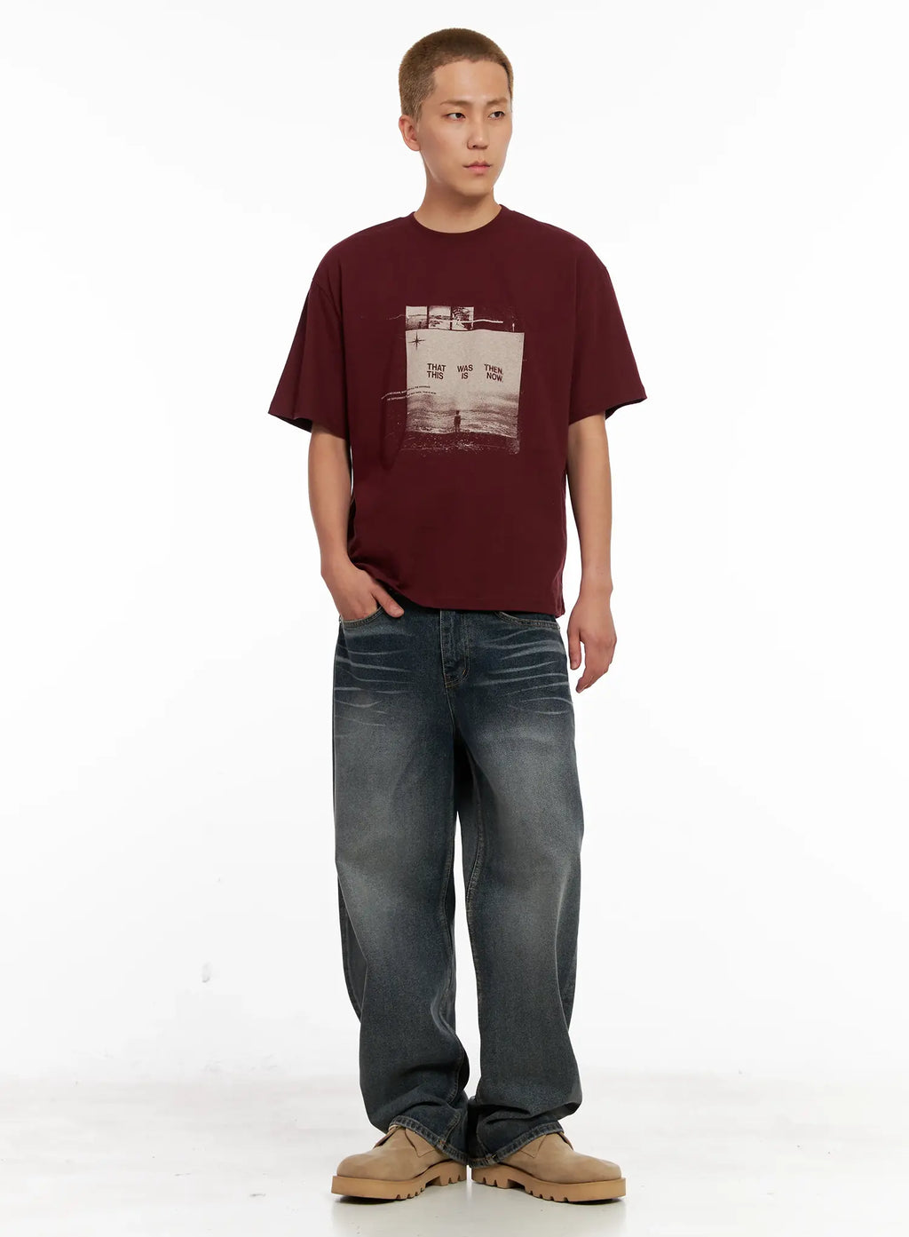 Men's Retro Graphic Tee IL518