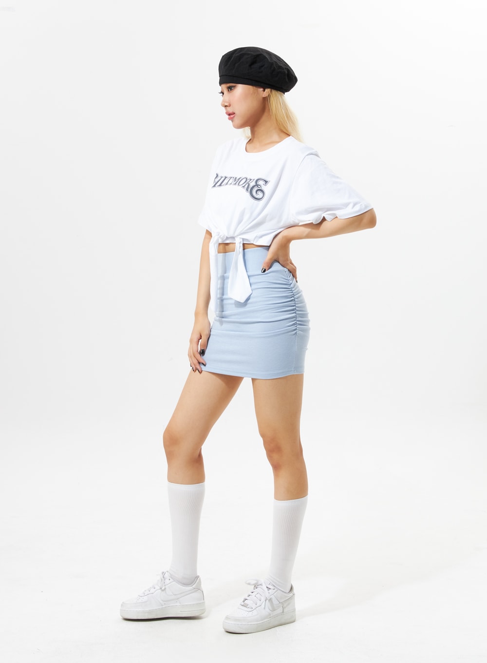 High Waist Mini Skirt IL331