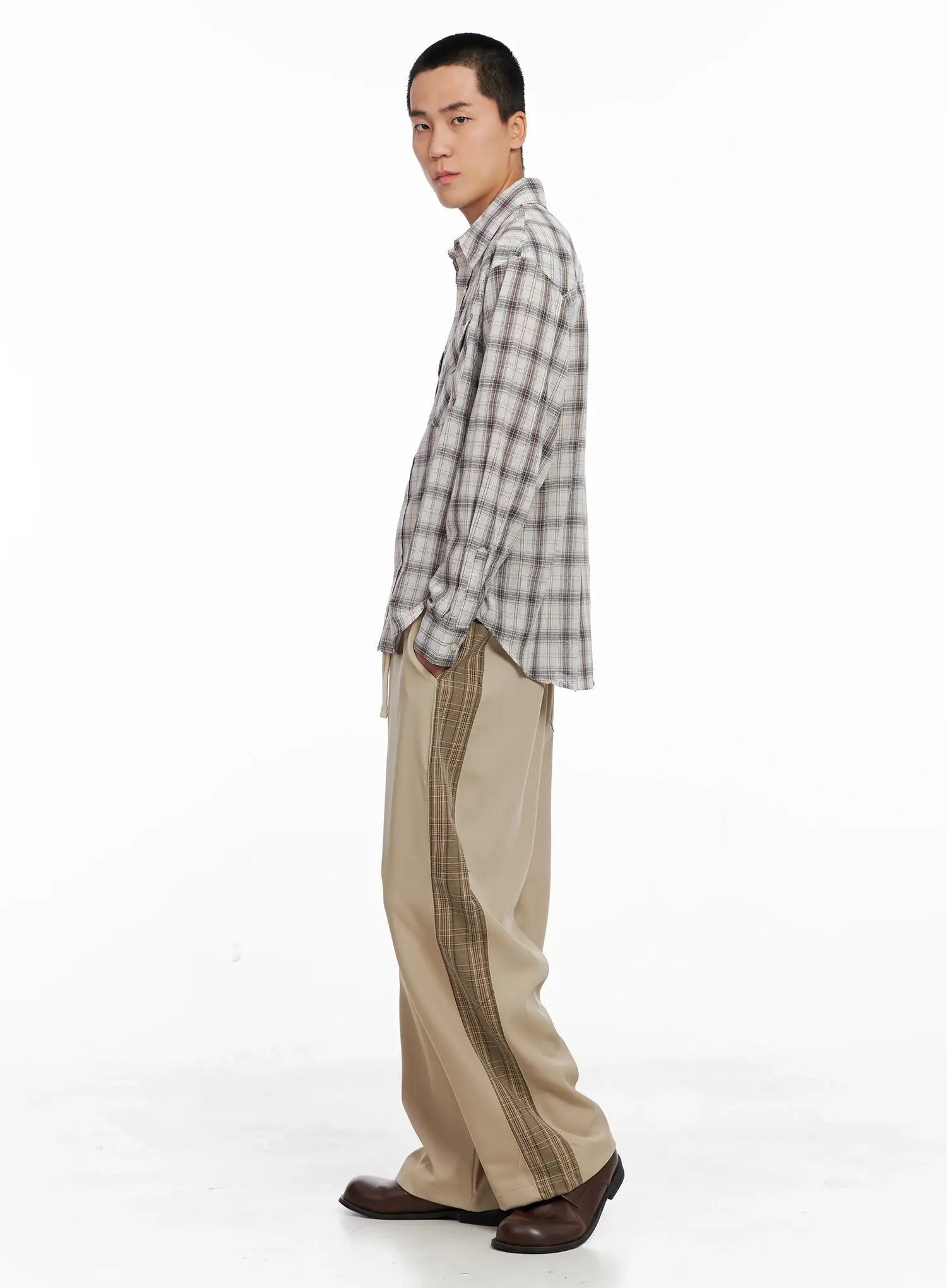 Men's Plaid Shirt IG529