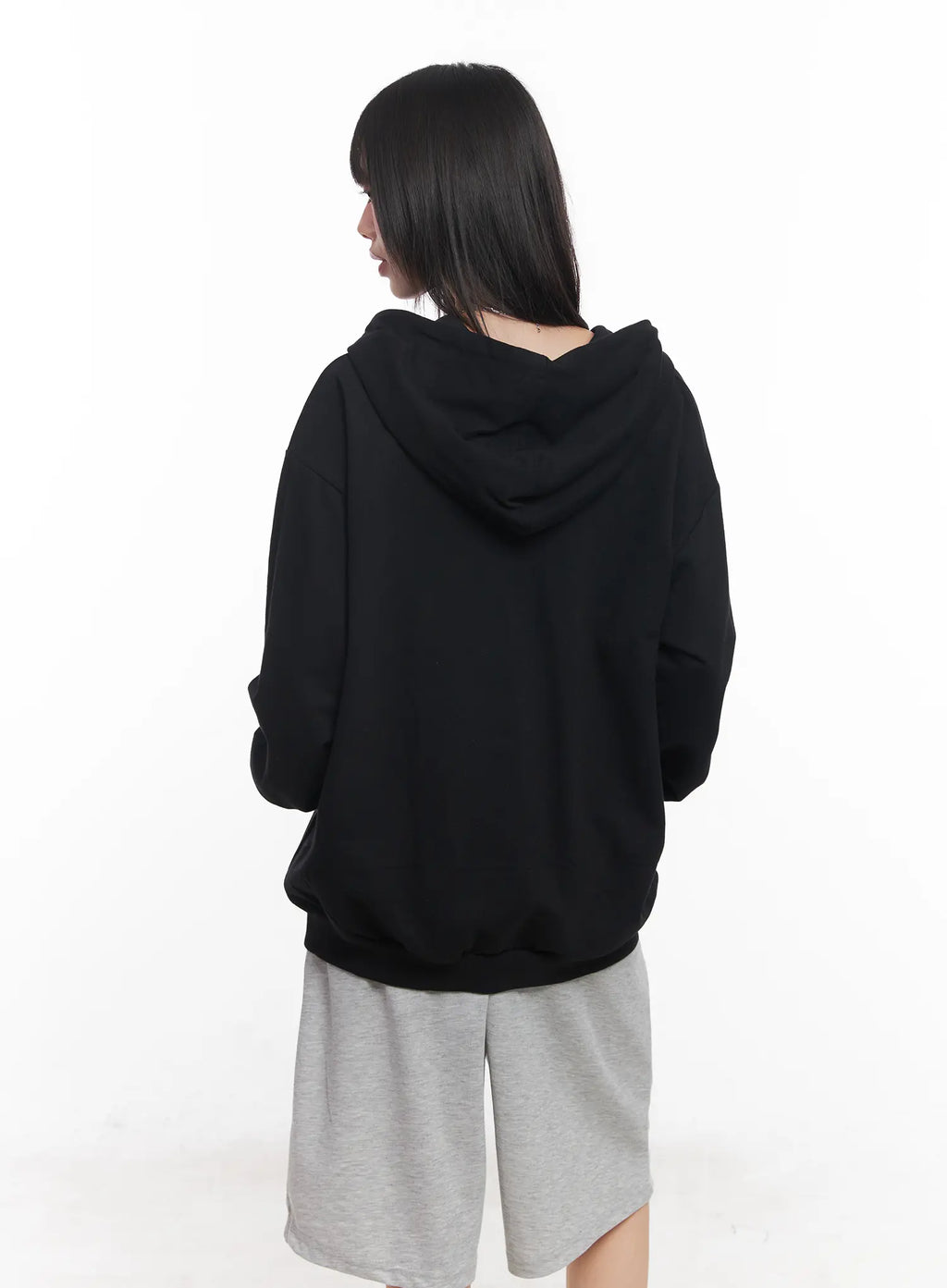 "88" Oversized Zip-Up Hoodie CU519