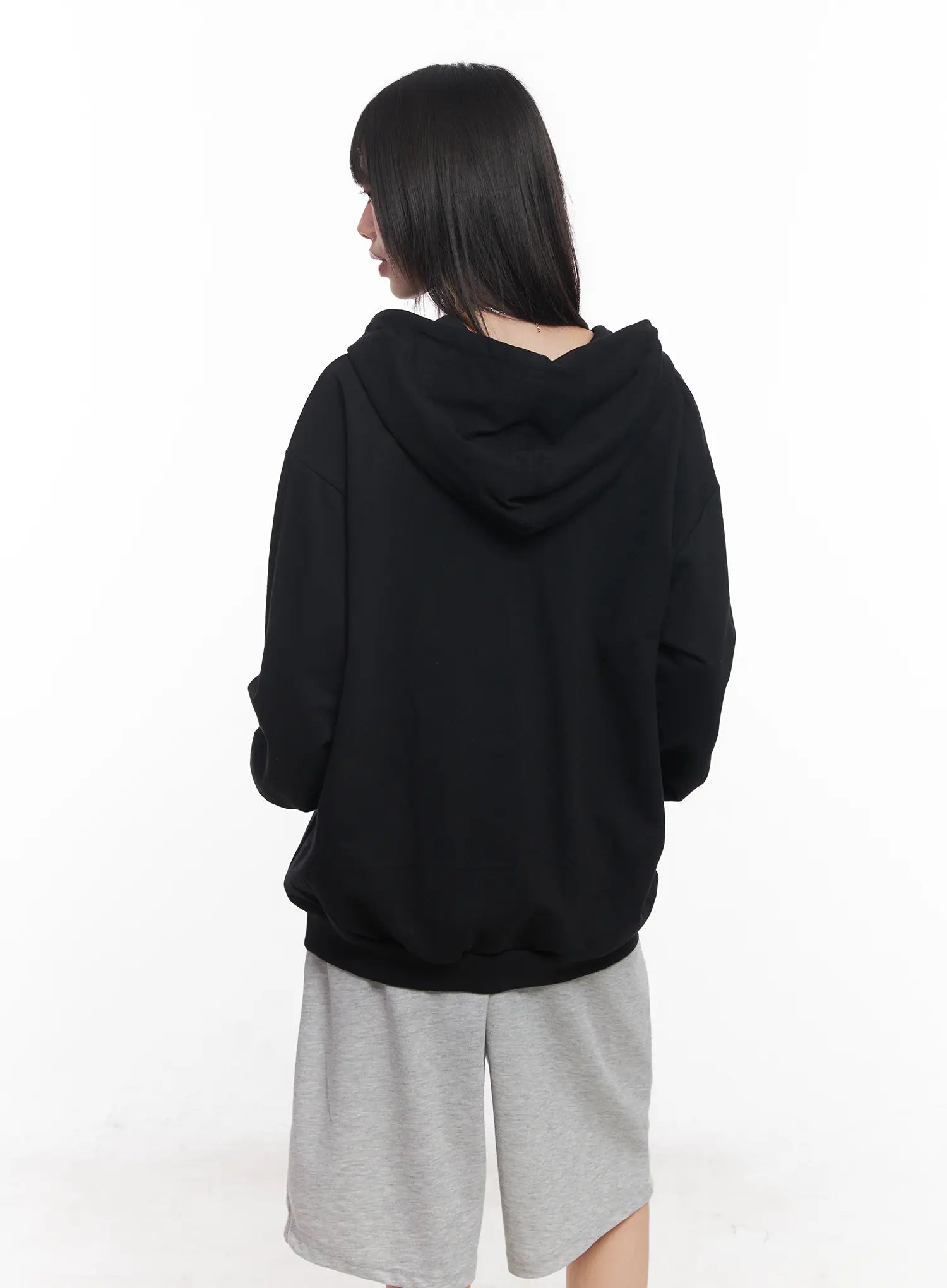 "88" Oversized Zip-Up Hoodie CU519