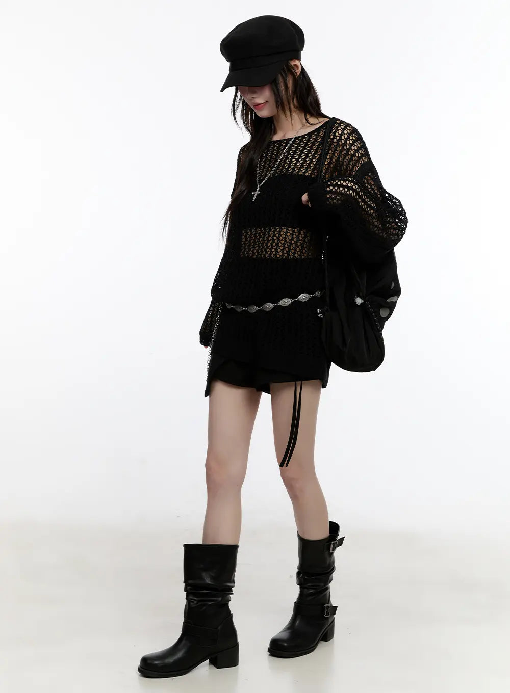 Ribbon-Tie Wrap Skort CL504