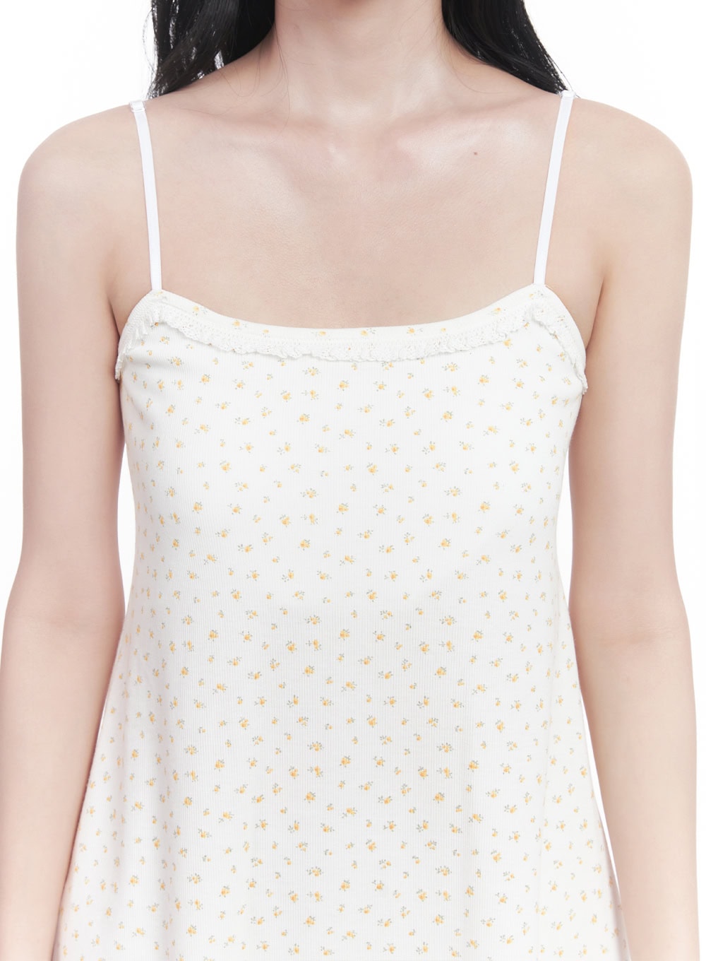 Floral Lace Padded Cami Mini Dress CY523