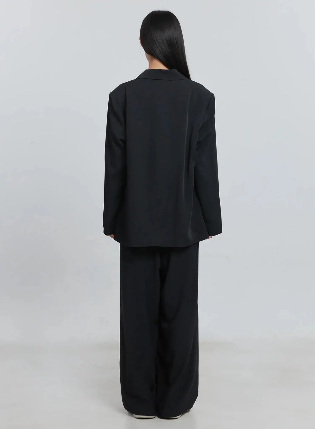 Pintuck Wide-Leg Pants IU512