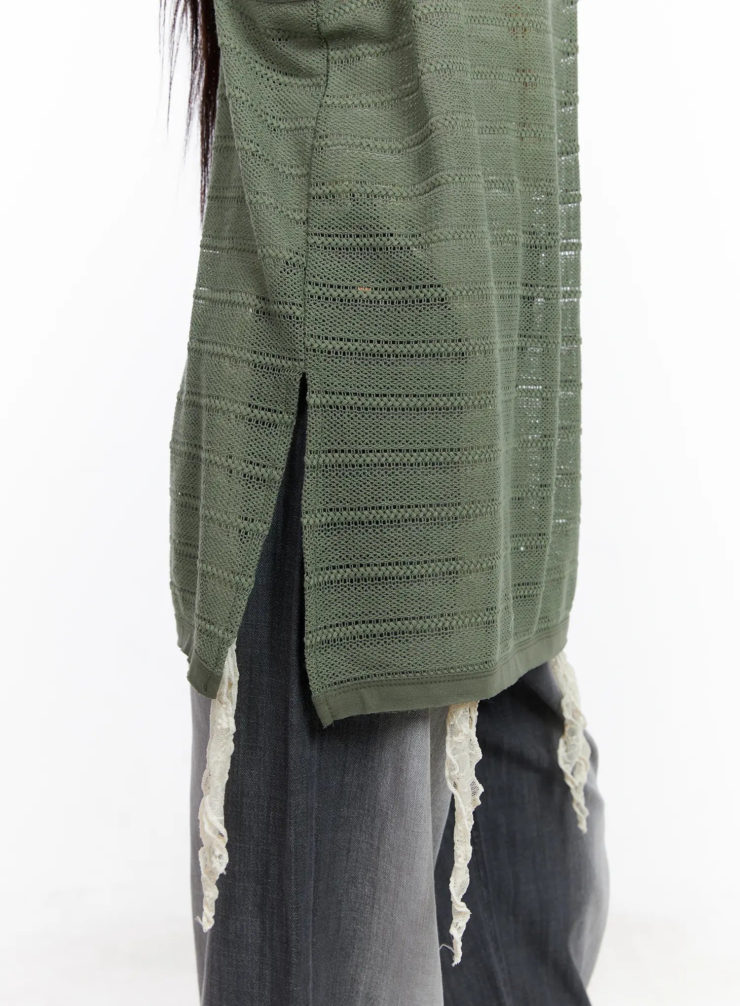 Striped Sheer Layered Tank CL529