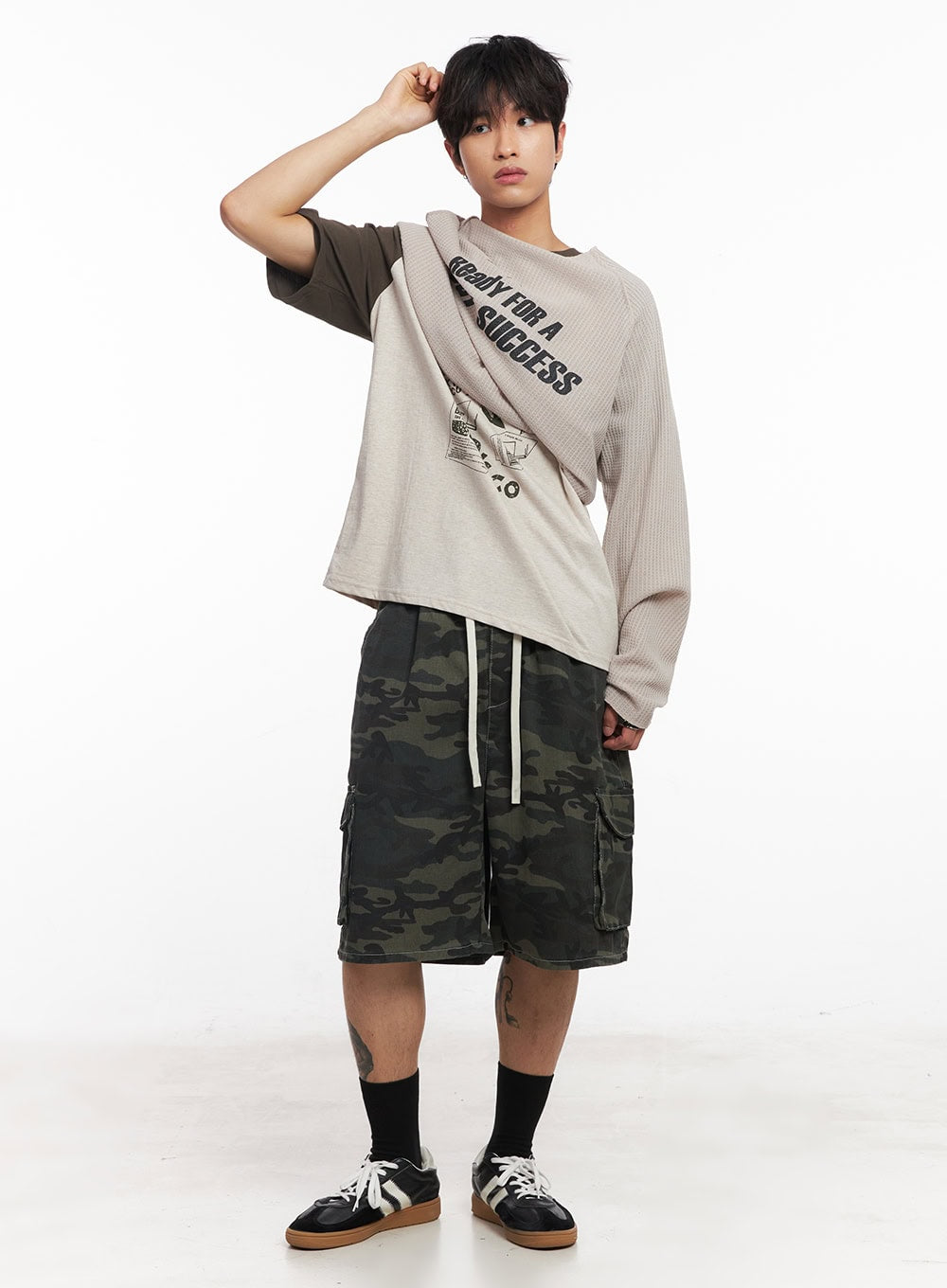 Men's Disco Graphic Raglan T-Shirt IY508