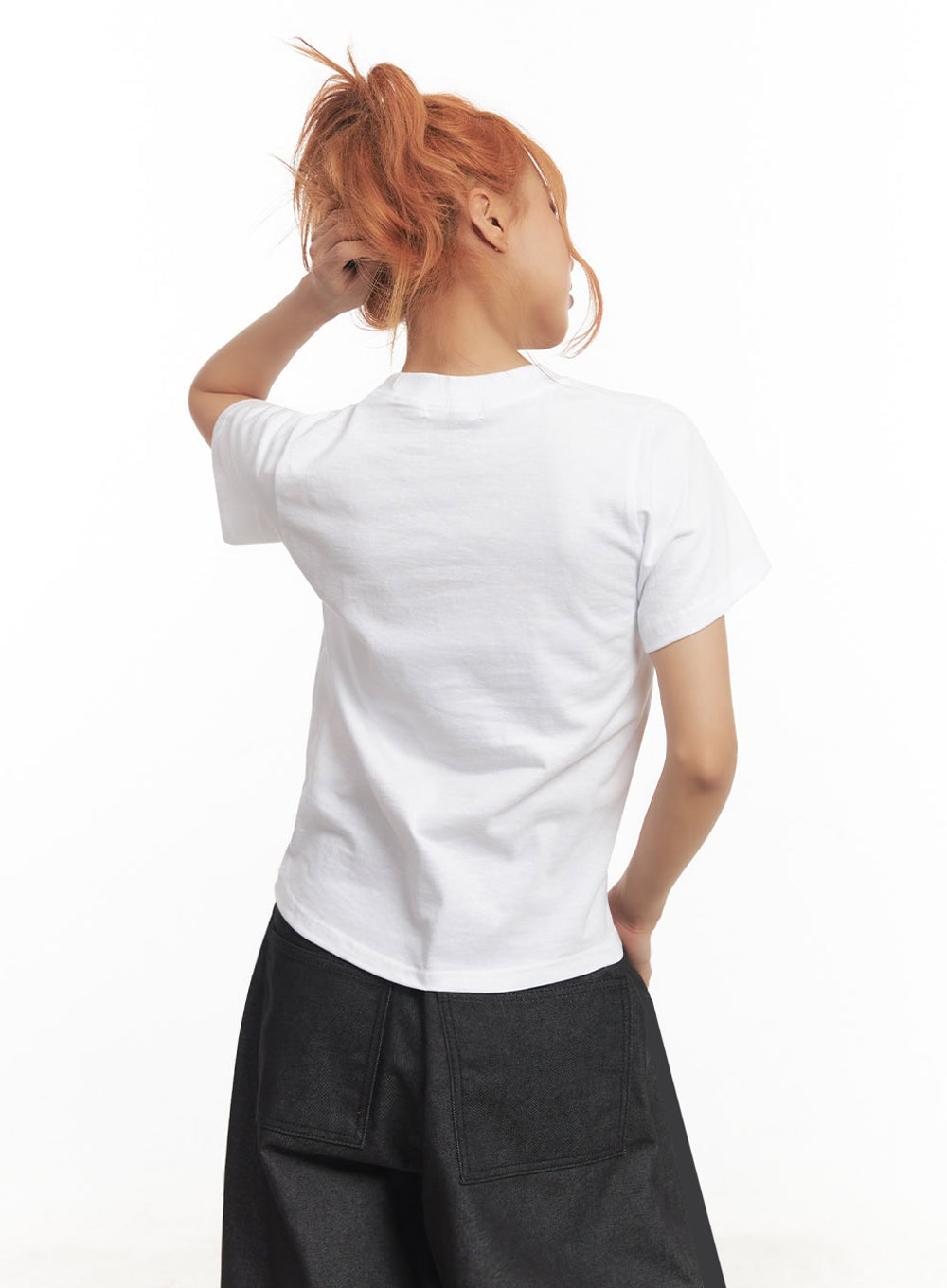 Graphic Star Crop Top IA515