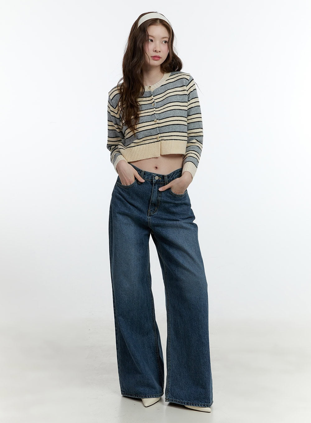 Klaudia Wide-Leg Jeans CF503