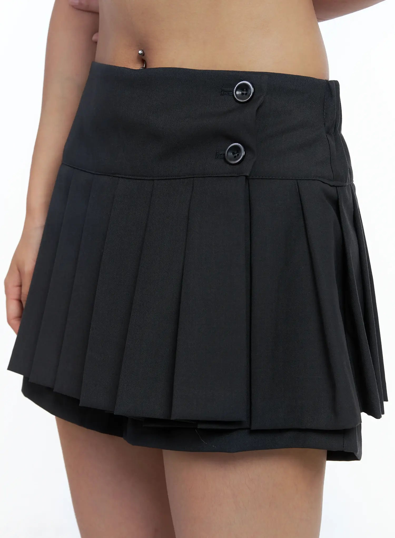 Trendy Pleated Mini Skirt CS504