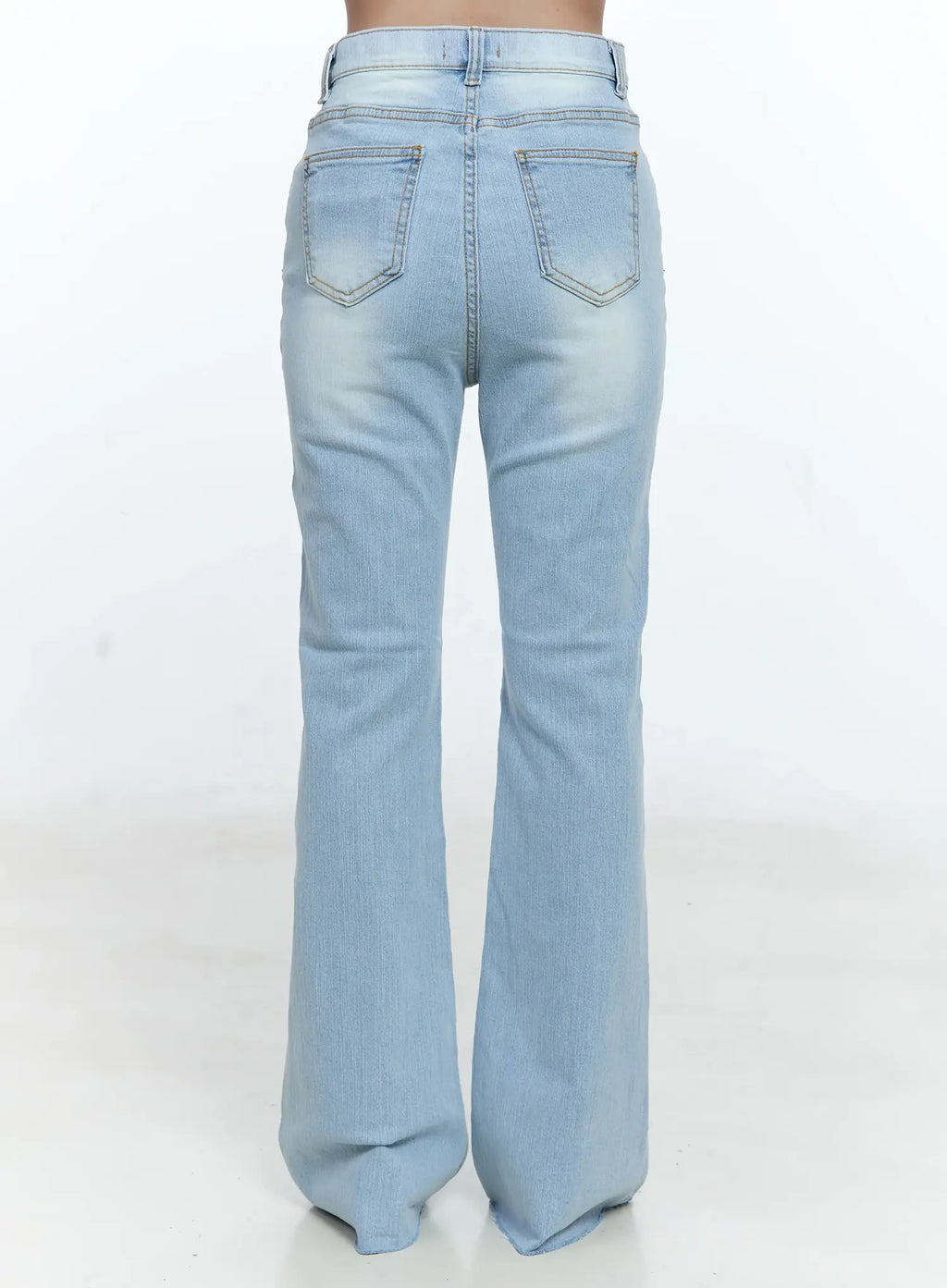 Soo Washed Flare Denim Jeans CG513