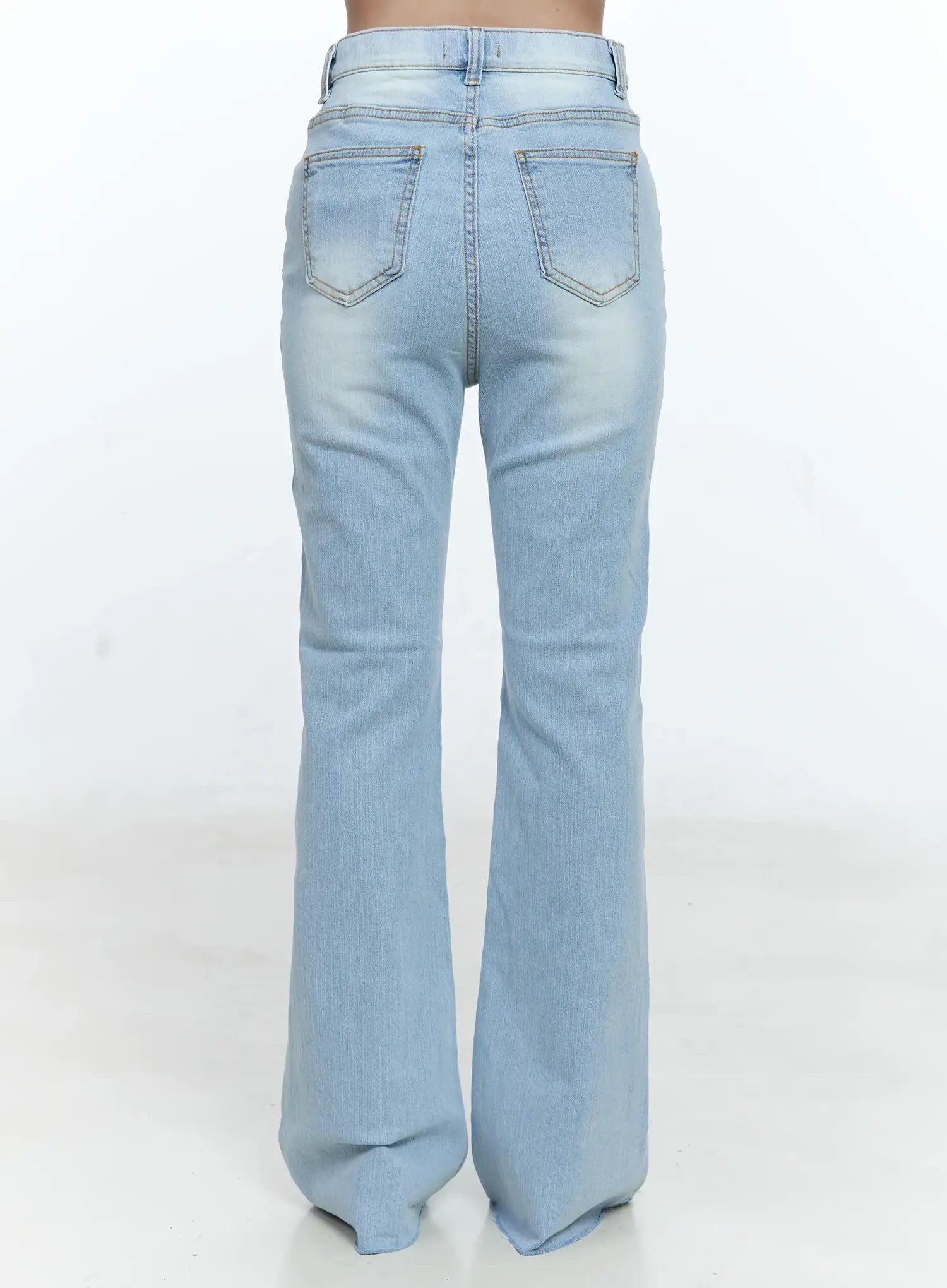 Soo Washed Flare Denim Jeans CG513