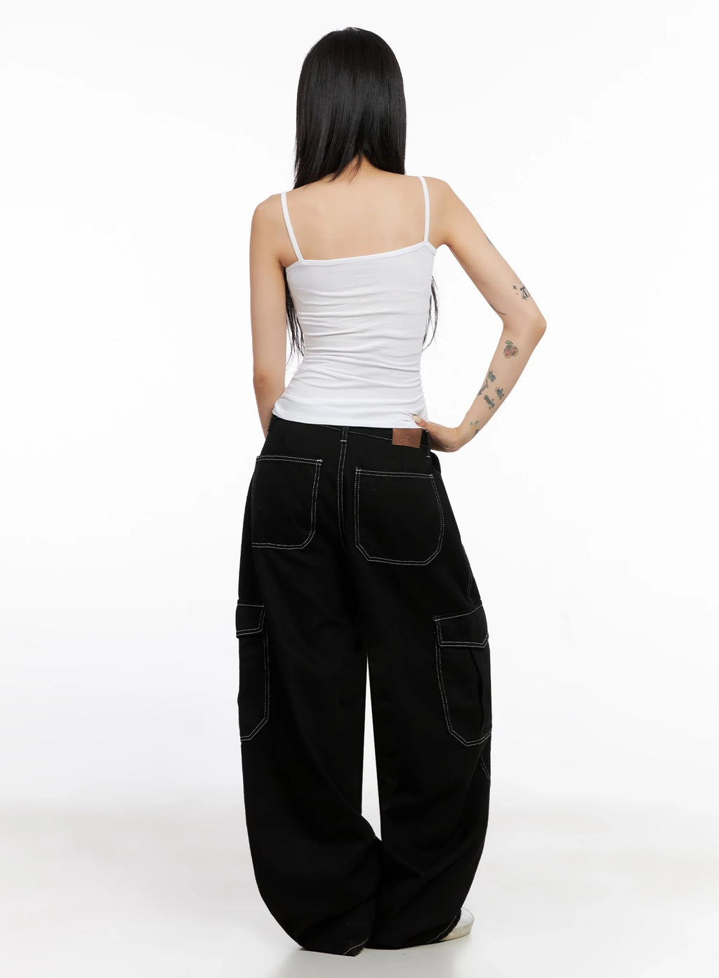 Ruche Detail Tank Top IS515