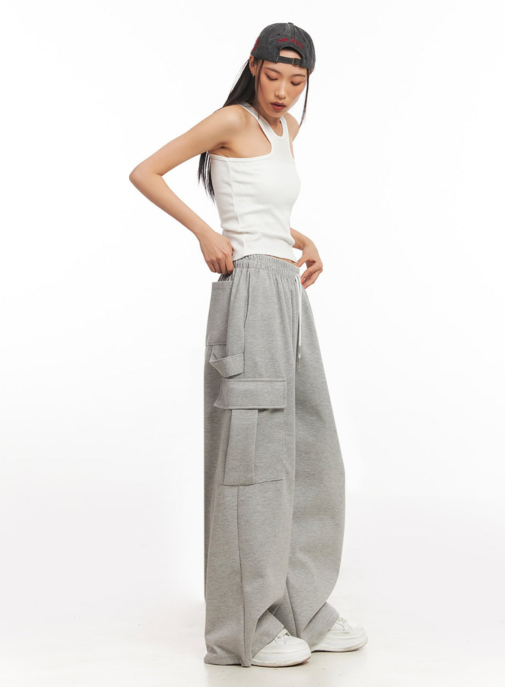 Slim-Fit Cotton Tank Top IA504