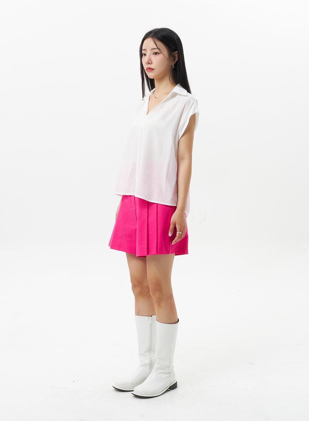 Drop Shoulder Blouse OU323