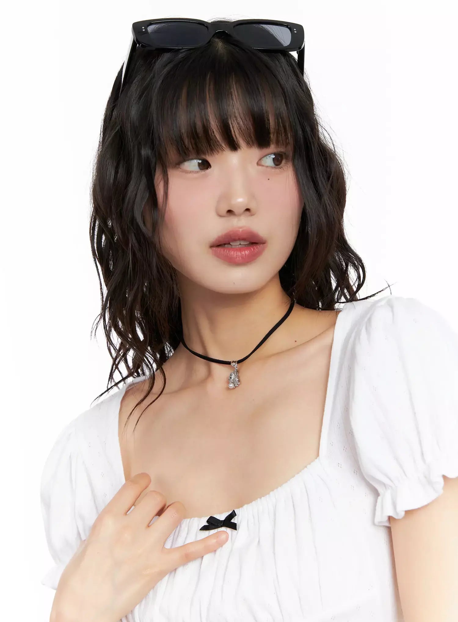 ACC Onkapo Teddy with a Ball Black Cord Necklace IG507