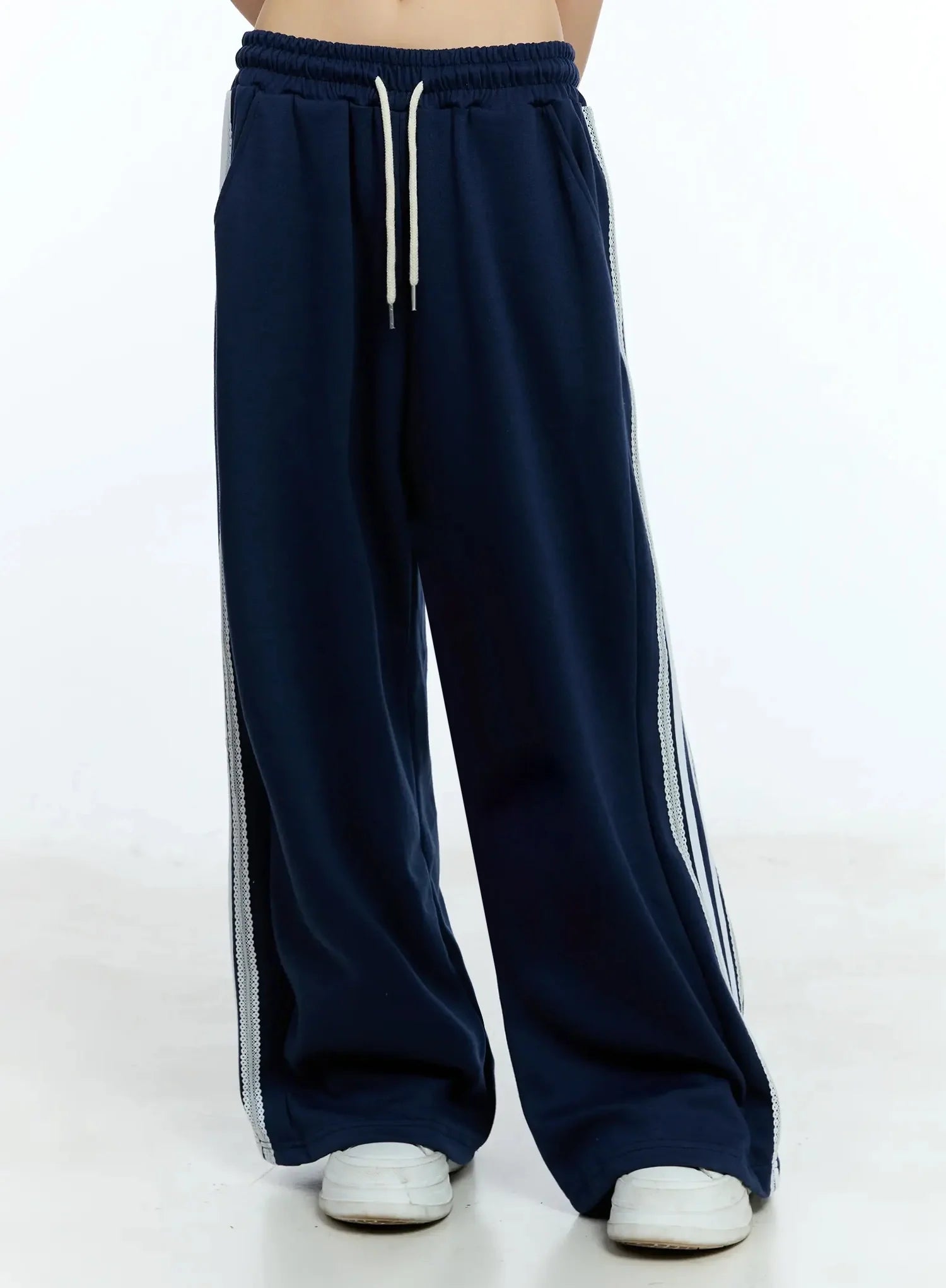 Striped Adjustable Sweatpants IU525