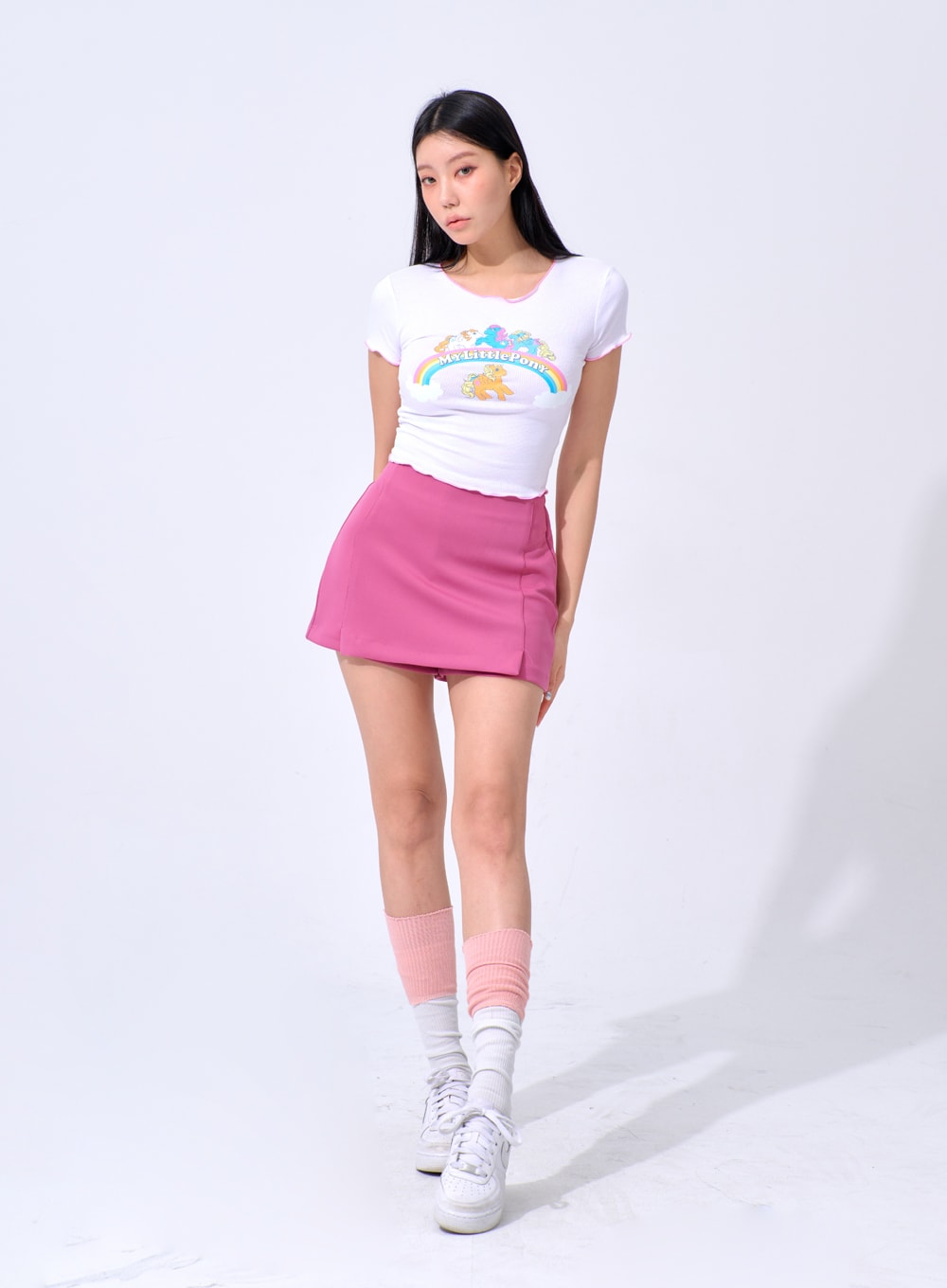 Simple Color Skort IA324