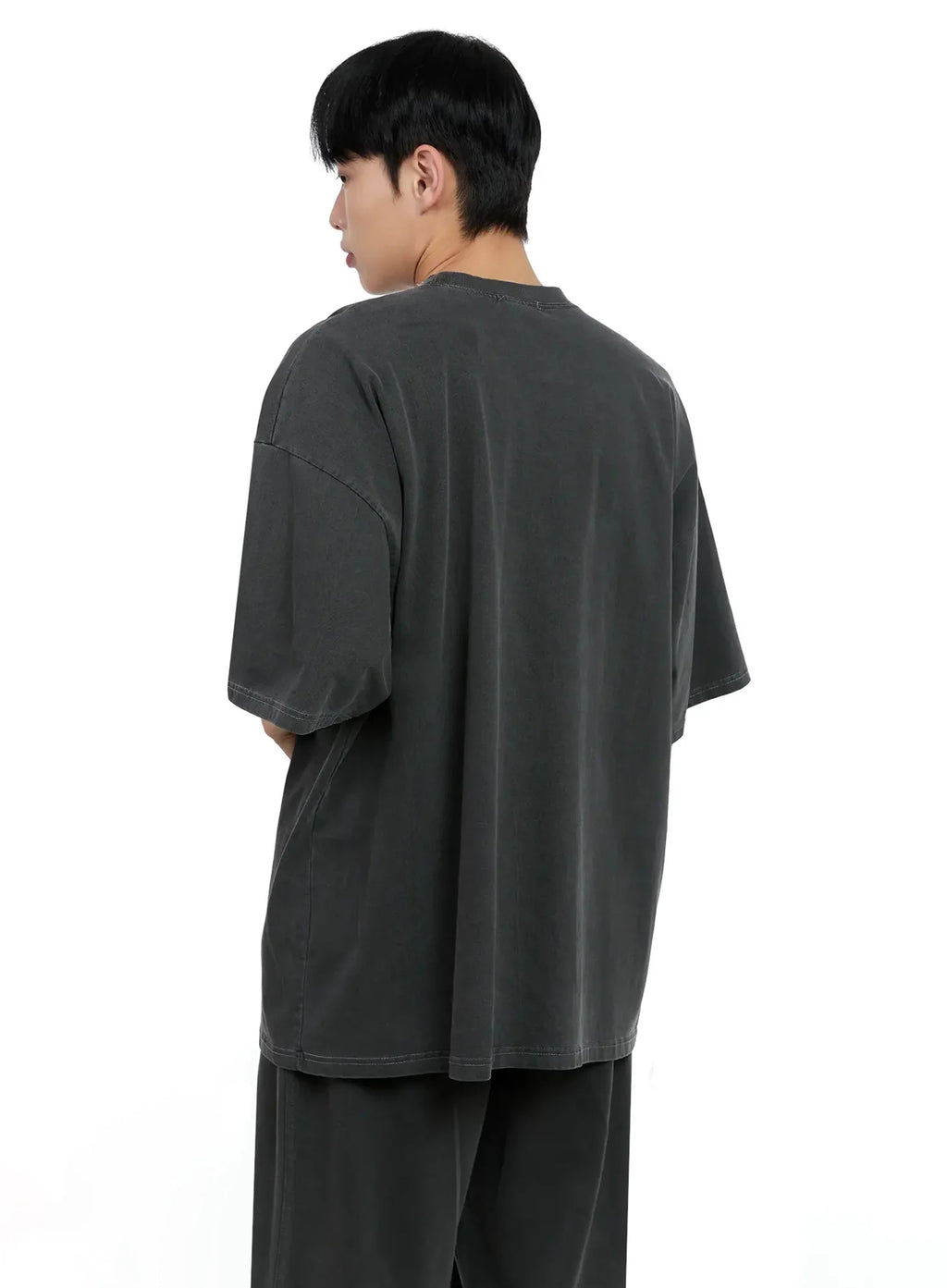 Men's Oversized Text Graphic Tee IG520