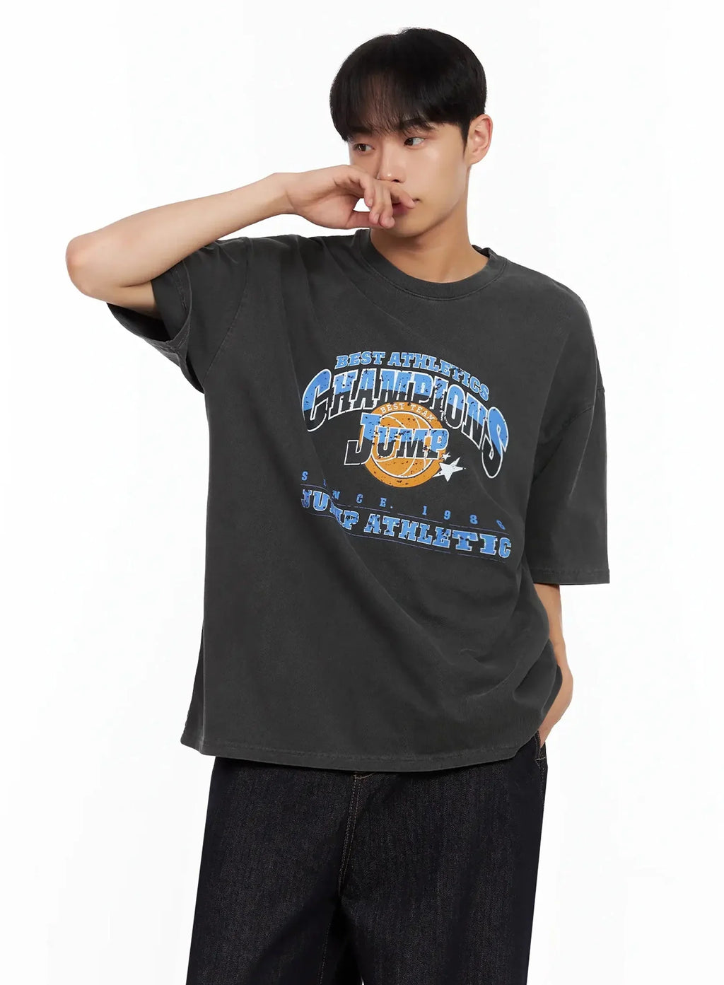 Men's Sporty Graphic T-Shirt IL516