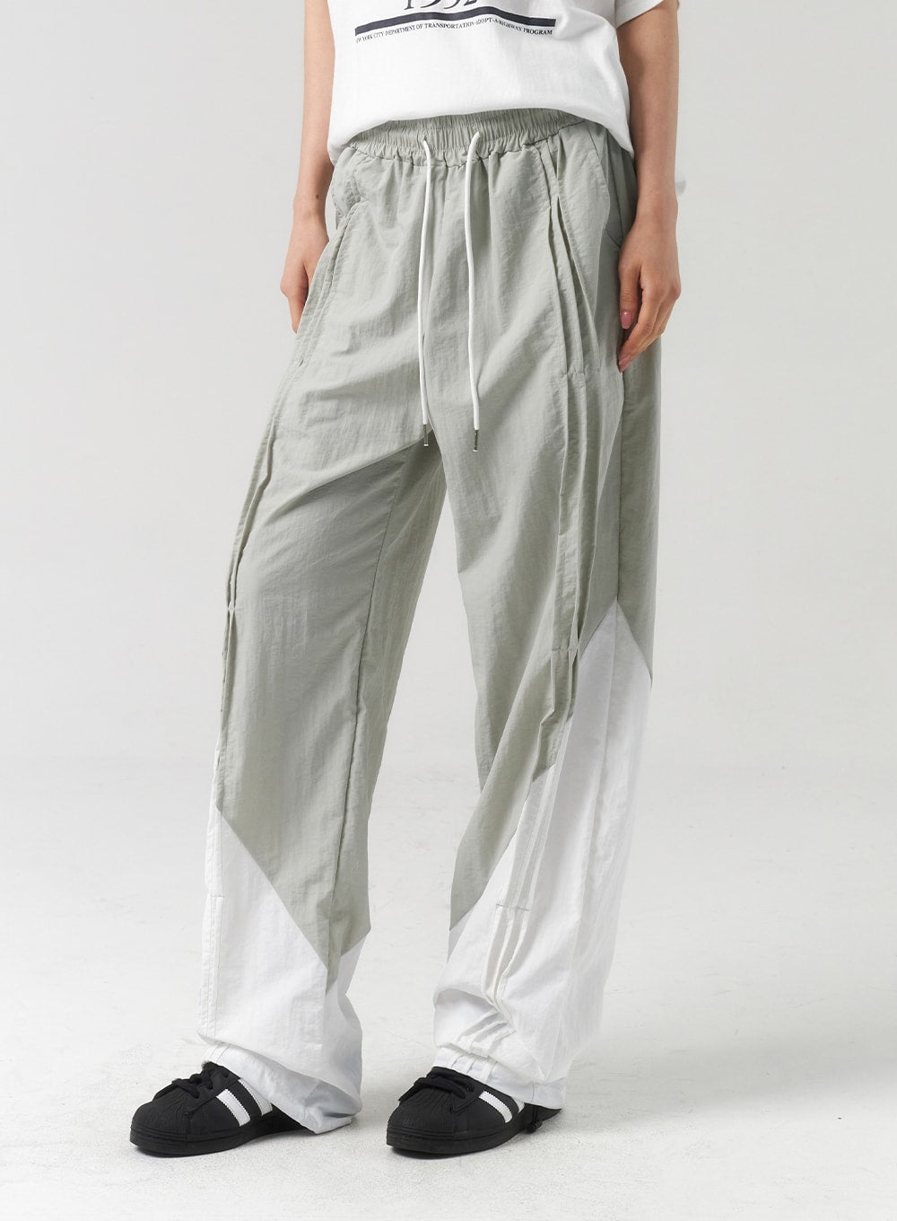Two Color Track Pants Unisex CU320