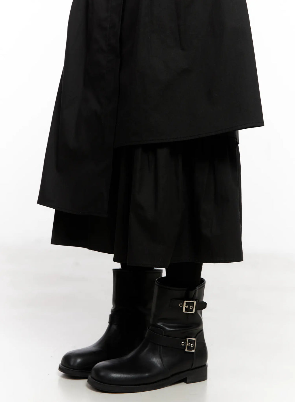 Asymmetrical Flare Layered Skirt CG526